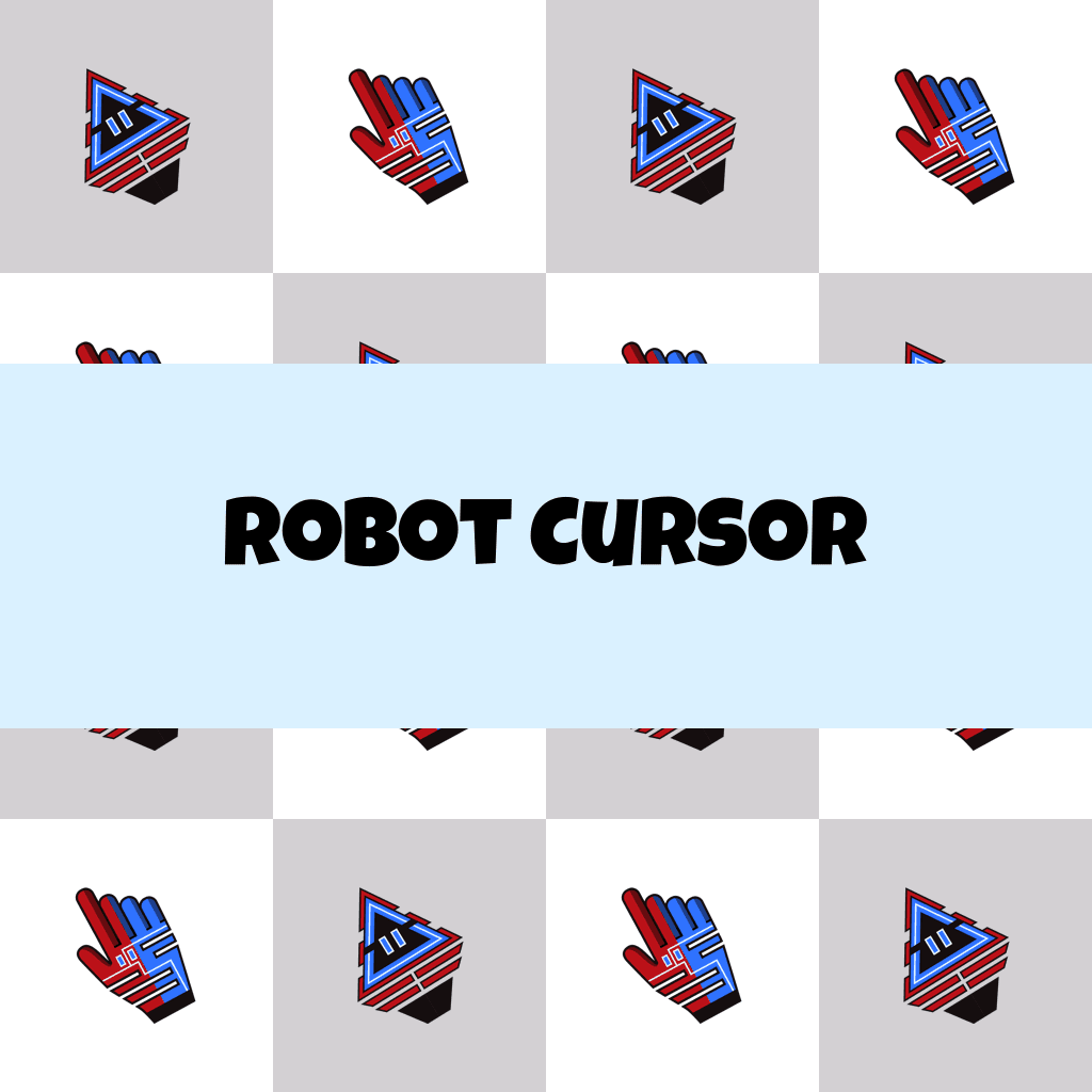 Preview Robot cursor custom cursor pack
